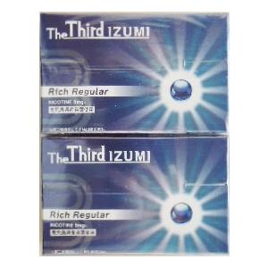 ２個　Ｔｈｅ　Ｔｈｉｒｄ　ＩＺＵＭＩ　誘導加熱式デバイス　ＩＱＯＳイルマ対応　茶葉ステック　ニコチン０％　ステック　２０本入　リッチレギュラー