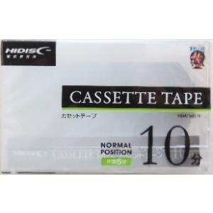 ハイディスク　カセットテープ　１０分４巻　ＨＤＣＴ１０Ｍ４Ｐ