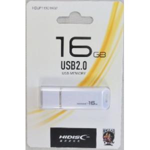 ハイディスク　ＵＳＢフラッシュメモリー　１６Ｇ　２．０　白