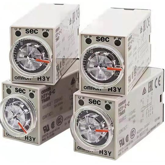 新品★OMRON タイマー H3Y-2  (DC12V DC24V AC110V AC220V AC...