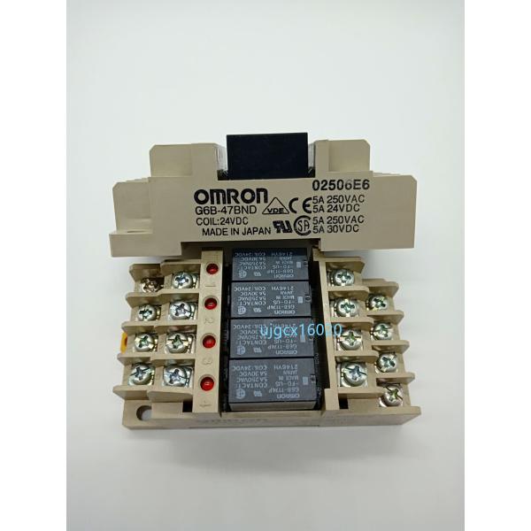 5個入りセット 新品 オムロン OMRON製ターミナル リレー G6B-47BND DC24V　【６...