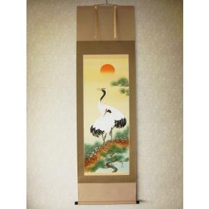 掛け軸 掛軸 南天に雀 石原章堂 (真作・新品) : 掛け軸の専門店 香遊