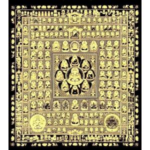 掛け軸 掛軸 本金箔押両界曼荼羅 胎蔵界・金剛...の詳細画像4