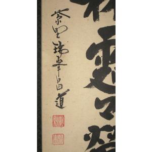 茶掛け 茶掛 春入千林処々鶯 大徳寺 塔中瑞峰...の詳細画像5