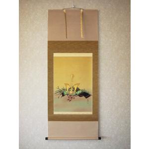 掛け軸 武者（黒馬）森 雪堂 掛け軸 武者（黒馬）森 雪堂 kouyu-info_ms139320k