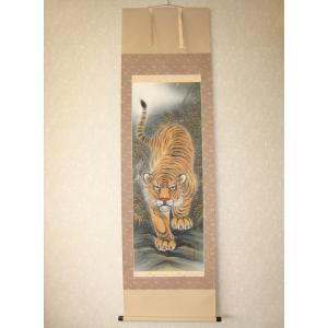 掛け軸 掛軸 猛虎 高松石華 (真作・新品) : 掛け軸の専門店 香遊