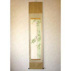 掛軸 (掛け軸) 朝顔 小林古径 尺五あんどん 約横54.5cm×縦150cm g6235