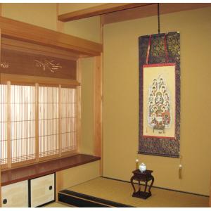 掛け軸 掛軸 真言十三仏 寺山有慶 (真作・新品)の詳細画像3