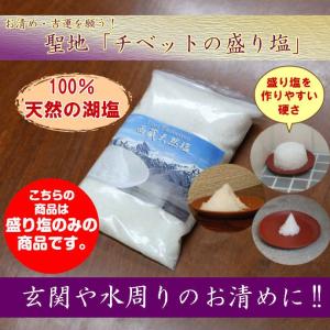 風水 盛り塩 やり方 玄関 お清めの塩 盛塩 粗塩 天然粗塩 魔除けグッズ 縁起物 開運グッズ 風水グッズ 2024 (聖地チベットの盛り塩 400g)