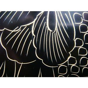 お盆 トレー 丸盆 木製 漆 盆 桐箱入り 中...の詳細画像1