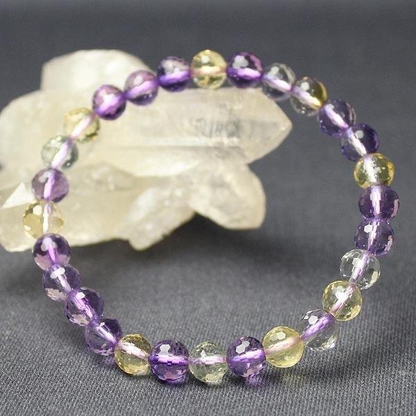 アメトリン ブレスレット メンズ レディース パワーストーン 天然石ブレスレット 開運グッズ 風水 ...