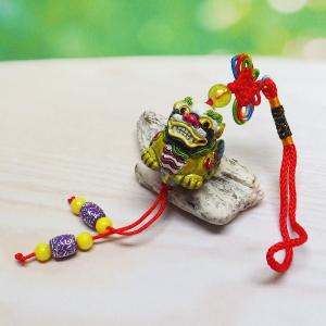 龍亀 ロングイ キーホルダー ろんぐい 金色 アクセサリー お守り 龍 亀