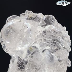 龍の置物 龍 水晶 5本爪 辰 竜 置物 龍彫...の詳細画像2