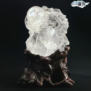龍の置物 龍 水晶 5本爪 辰 竜 置物 龍彫...の詳細画像3