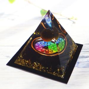 オルゴナイト 悟りの結晶 仏様 紫石or黒石 置物 大仏 観音菩薩