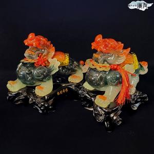 ヒキュウ 貔貅 ひきゅう 風水 置物 宝くじ ...の詳細画像4