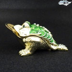 三本足 カエル 置物 風水 玄関 縁起 かわい...の詳細画像3