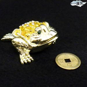 三本足 カエル 置物 風水 玄関 縁起 かわい...の詳細画像5