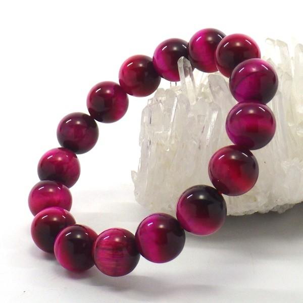 ピンクタイガーアイ ブレス ローズタイガーアイ 虎目石 ブレスレット ピンク 石 パワーストーン 天...