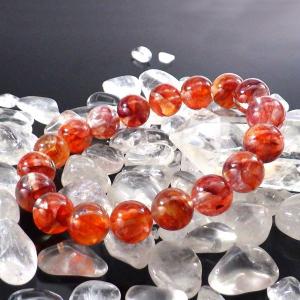 ルチルクォーツ 入り ガーデンクォーツ 磨き原石 103g 原石 磨き