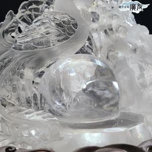 龍の置物 龍 水晶 鳳凰 置物 龍彫刻 風水 ...の詳細画像5