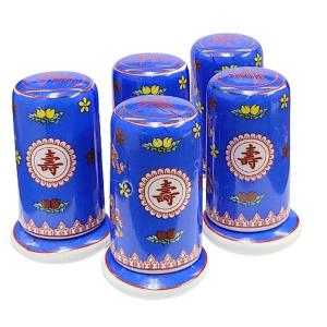 開運 お盆 トレー 丸盆 木製 漆 盆 桐箱入り 中国漆器 開運グッズ 風水