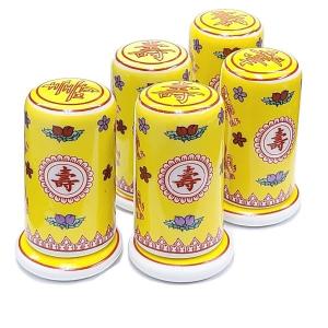 訳アリ 返品 交換不可 ) つまようじ入れ ケース 爪楊枝入れ 陶器 昭和