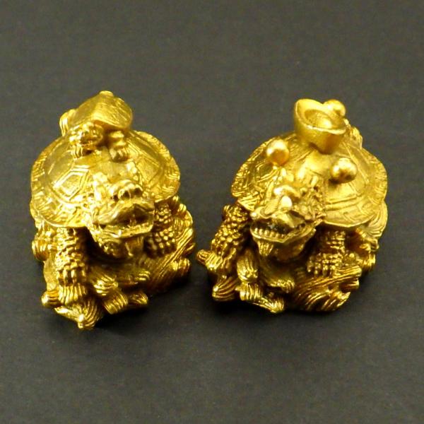 龍亀 置物 ロングイ 真鍮 ドラゴンタートル 風水 龍の置物 金運アップ 開運 グッズ 置き 方 場...