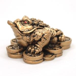 三脚蟾蜍 三本足 カエル 置物 銅製 9cm : 横浜中華街龍 - 通販 三脚蟾蜍 三本足 カエル 置物 銅製 9cm : 横浜中華街龍 - 通販