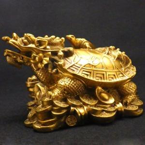 龍 関羽公 財神 置物 銅製 特大サイズ 青龍刀 関羽雲長 三国志 風水