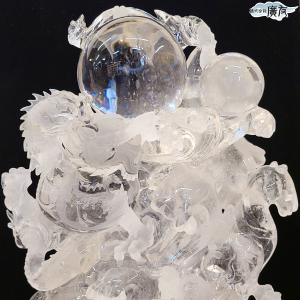 龍の置物 龍 水晶 4本爪 辰 竜 置物 龍彫...の詳細画像2