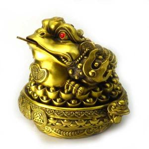 三脚銭蛙の置物 招財銅製元寶三脚蟾蜍 : 中国貿易公司ctcオンライン
