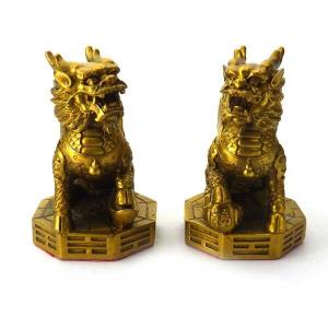 麒麟の置物 銅製招財対麒麟 風水グッズ : 中国貿易公司ctcオンライン