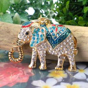 バックチャーム ゾウさん ゾウ 置物 象 グッズ チャーム 風水 置物 象の置物 風水グッズ 2026 ( 象ゾウ キーホルダー Aタイプ )