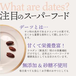 種抜きデーツ 500g / チャック付〕の詳細画像2