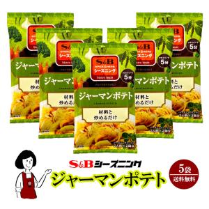 エスビー食品 Ｓ＆Ｂシーズニング ジャーマンポテト 9g（4.5g×2袋）×5袋｜kowakeya