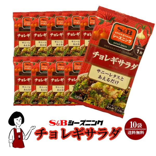 エスビー食品 Ｓ＆Ｂシーズニング チョレギサラダ 12g（6g×2袋）×10袋