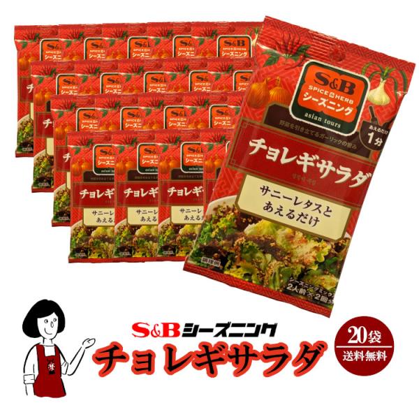 エスビー食品 Ｓ＆Ｂシーズニング チョレギサラダ 12g（6g×2袋）×20袋