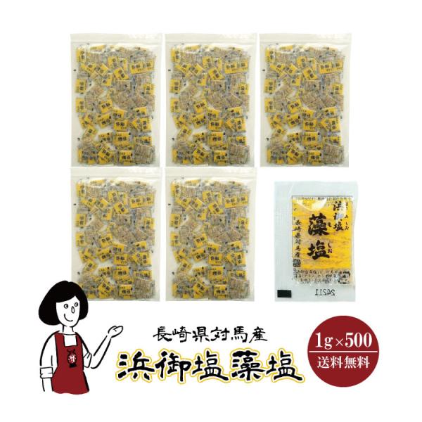 白松 浜御塩藻塩 1g×500袋