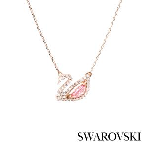 SWAROVSKI スワロフスキー Swan ネックレス 5469989 ピンク ネックレス ペンダント レディース スワン プレゼント ［海外正規品］