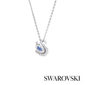 SWAROVSKI スワロフスキー Stilla ペンダント 5723389 ネックレス スワン ブルー ロジウム レディース アクセサリー ジュエリー プレゼント【海外正規品】