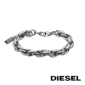 DIESEL ディーゼル DX1514040 ブレスレット メンズ シルバー アクセサリー プレゼント［海外正規品］