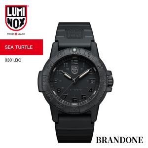 ルミノックスLUMINOX 腕時計 レザーバック シータートル 0300シリーズ