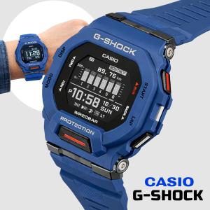 CASIO カシオ GBD-200-2 G-SHOCK ブルー メンズ腕時計 Bluetooth 歩数計 MIP液晶 耐衝撃 20気圧防水 スポーツ LED付 [海外正規品]
