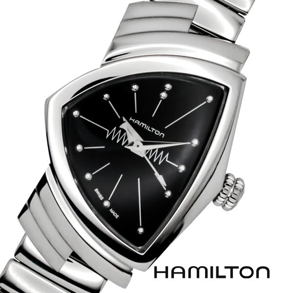 HAMILTON ハミルトン H24211130 ベンチュラ S クォーツ ブラック レディース 腕...