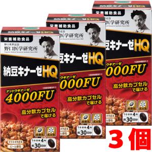 【3個セット】野口医学研究所 納豆キナーゼHQ ...の商品画像