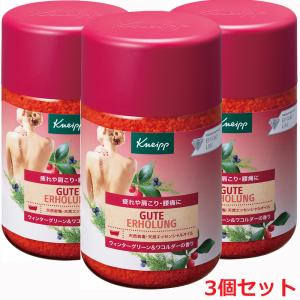 クナイプ グーテエアホールング バスソルト ウィンターグリーン&ワコルダーの香り 850g×3個【医薬部外品】｜koyama-p