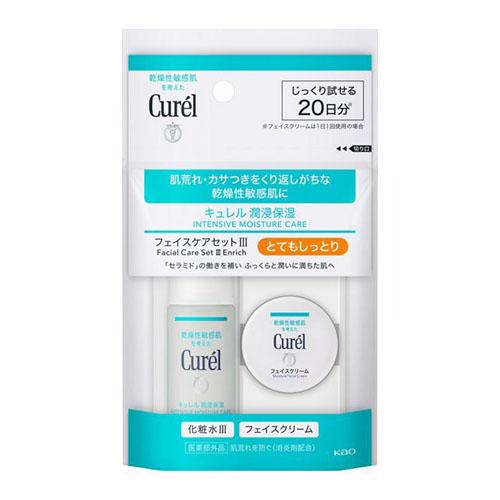 【メール便発送】【医薬部外品】キュレル　潤浸保湿　フェイスケアセット　IIIとてもしっとり