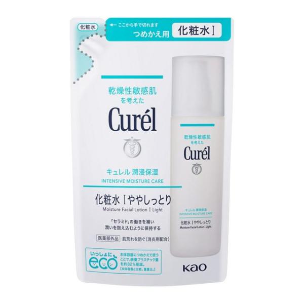 【メール便発送】【医薬部外品】キュレル　潤浸保湿　化粧水　Iややしっとり　つめかえ用　130ml