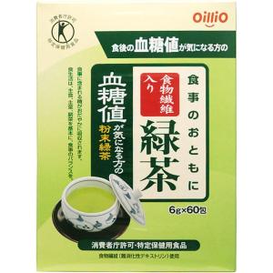 日清オイリオ食物繊維入り緑茶 360g（6g×60包）｜koyama-p